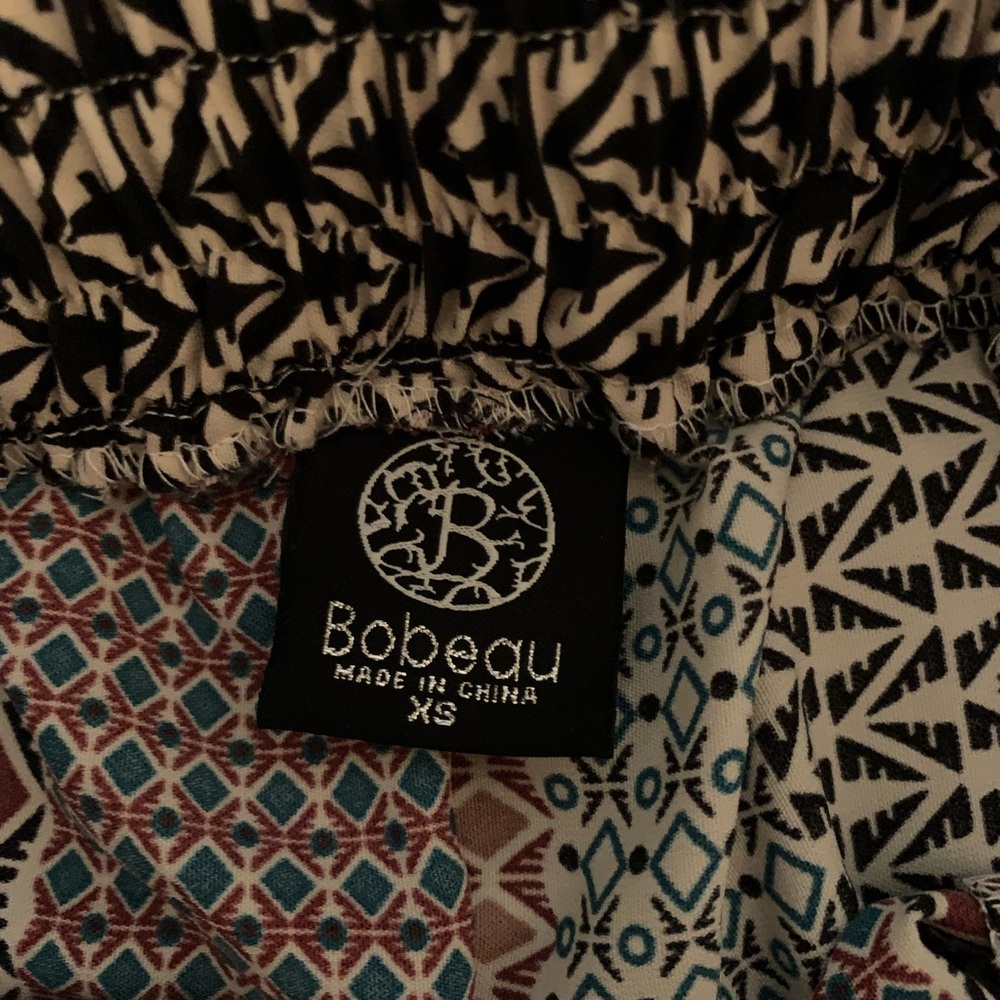 Bobeau Multicolor Geometric Print Pants - Picture 5 of 10
